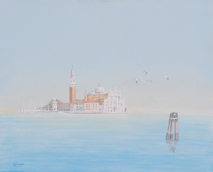 dipinto San Giorgio Venezia - chiare visioni